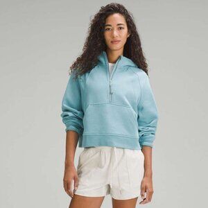 (M/L) Lululemon Scuba Oversized Half-Zip Hoodie Tidal Teal